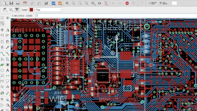 eagle pcb routed